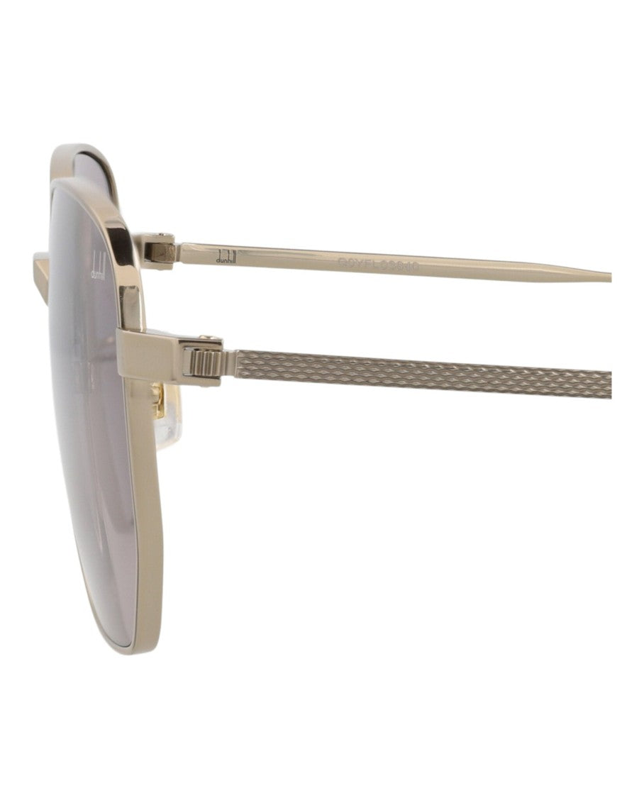 Dunhill Square-Frame Titanium Sunglasses