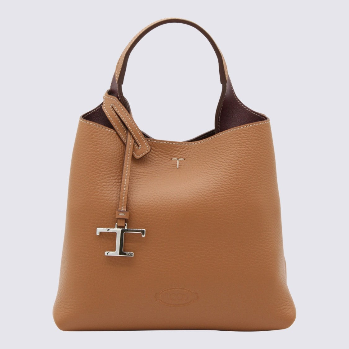 Tod's Beige Leather Tote Bag