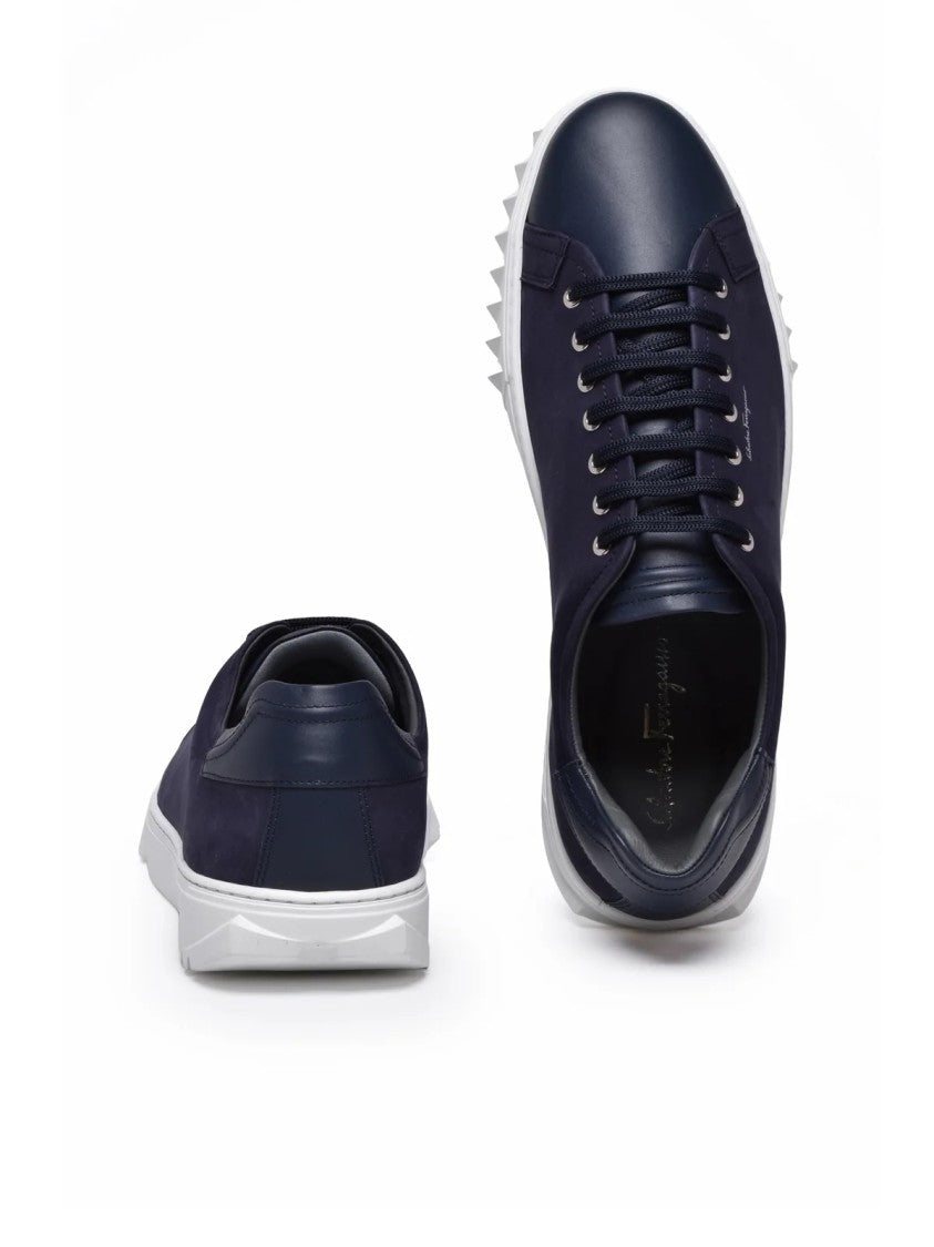 Salvatore Ferragamo Cube Sneakers - Blue
