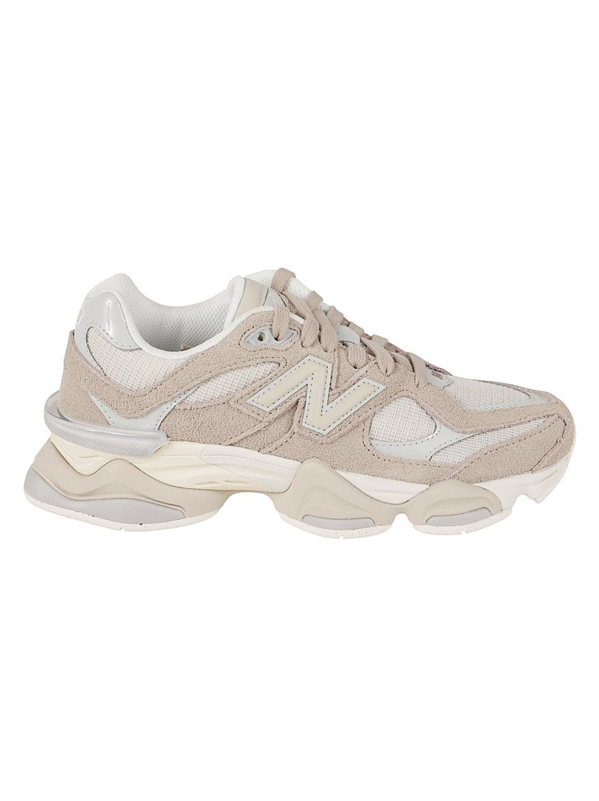 New Balance Layered Suede And Mesh Sneakers With Chunky Sole