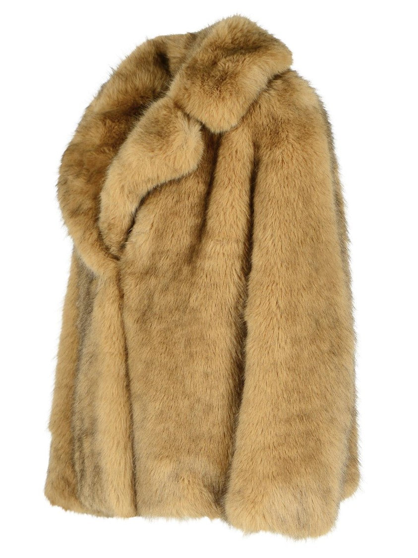 Stand Studio Valentina' Brown Faux Fur Jacket