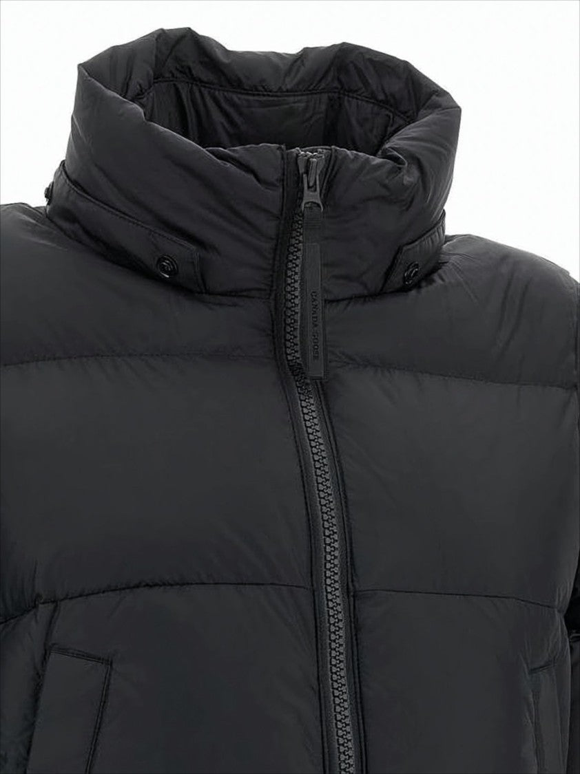 Canada Goose Quilted Down Coat With High Collar