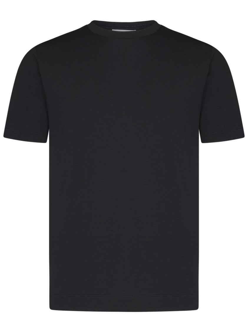 Cruciani Black Crew Neck T-Shirt