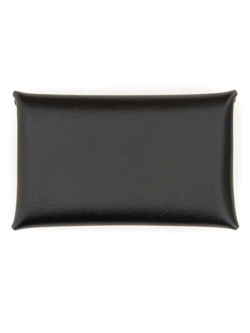 Jil Sander Minimalist Black Wallet With Embossed Logo