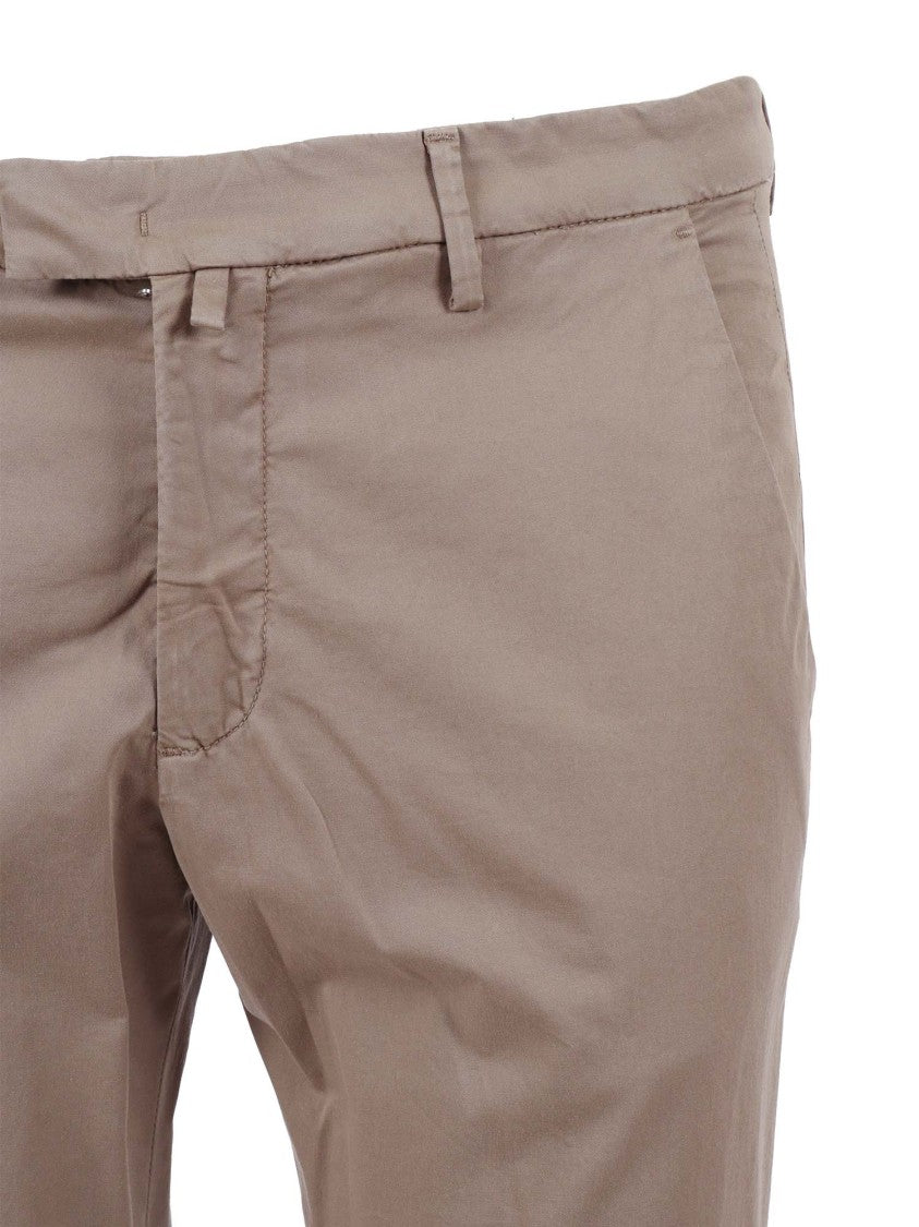 Briglia Slim Fit Cuffed Straight-Leg Pants
