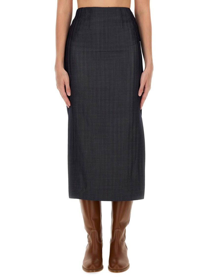 Etro Wool Blend Pencil Skirt