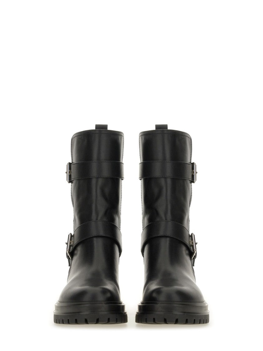 Gianvito Rossi Mid-Calf Black Calfskin Boots