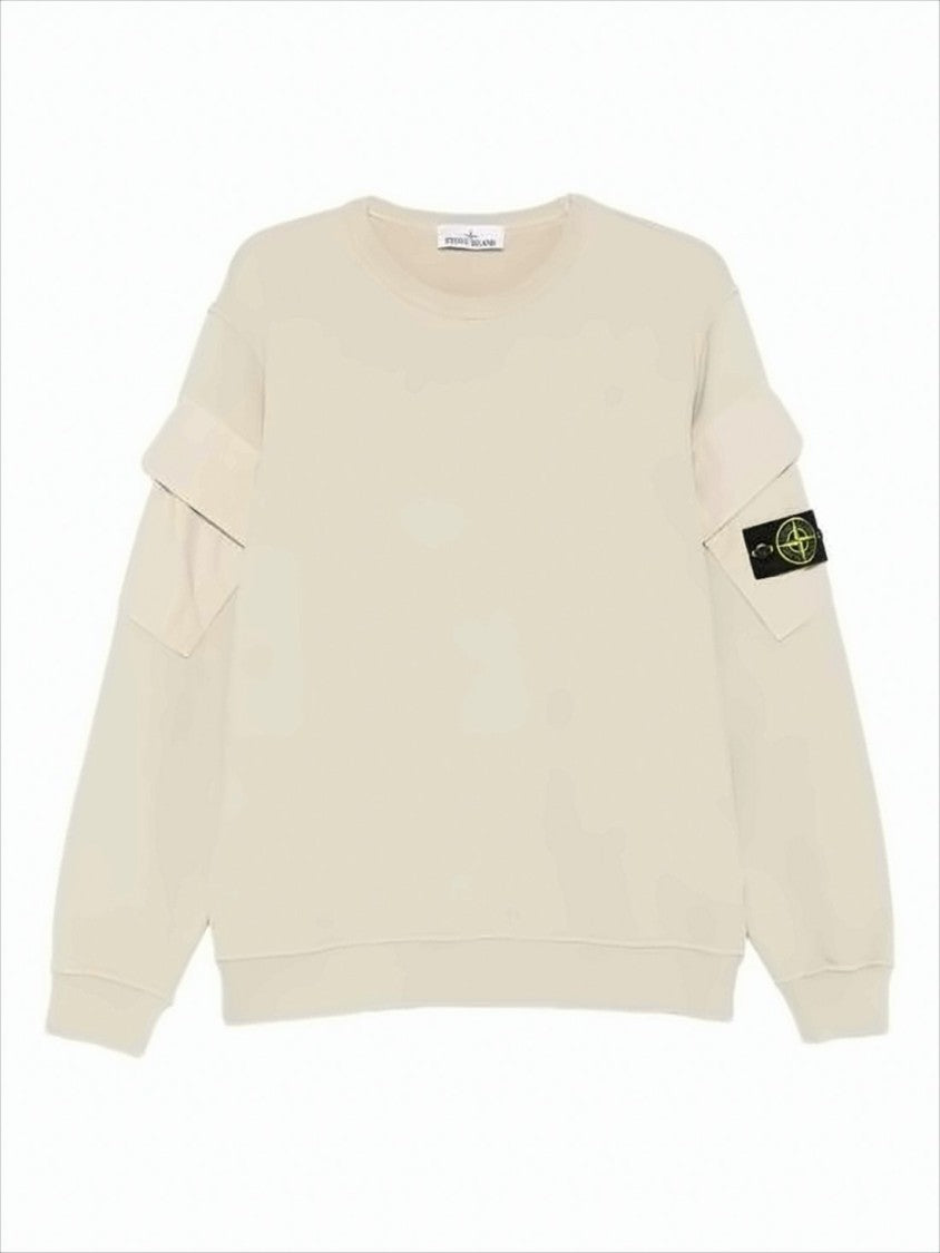 Stone Island Relaxed-Fit Long Sleeve T-Shirt With Patch Logo