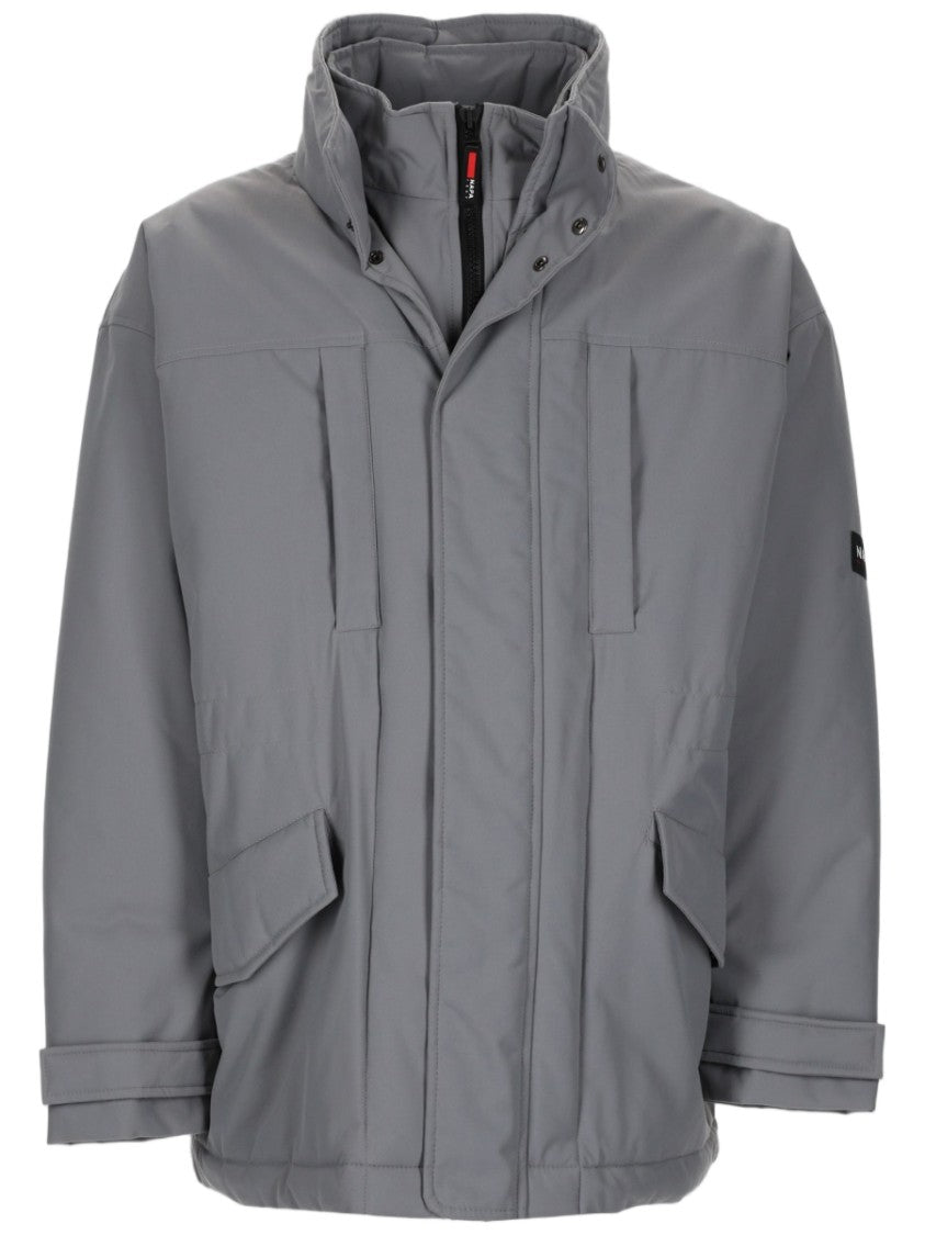 Napa By Martine Rose Boxy-Fit Hooded Parka With Concealed Closure And Practical Pockets