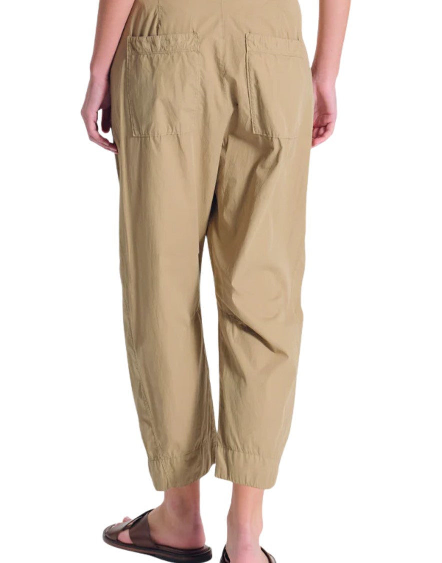 Transit Women’S Baggy Pants In Cotton Poplin Nut