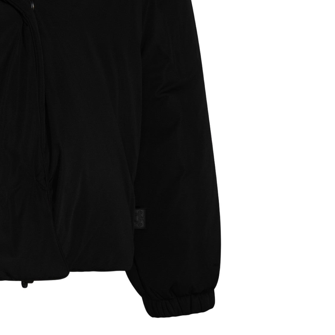 Moschino Voluminous Black Coat With Oversized Collar