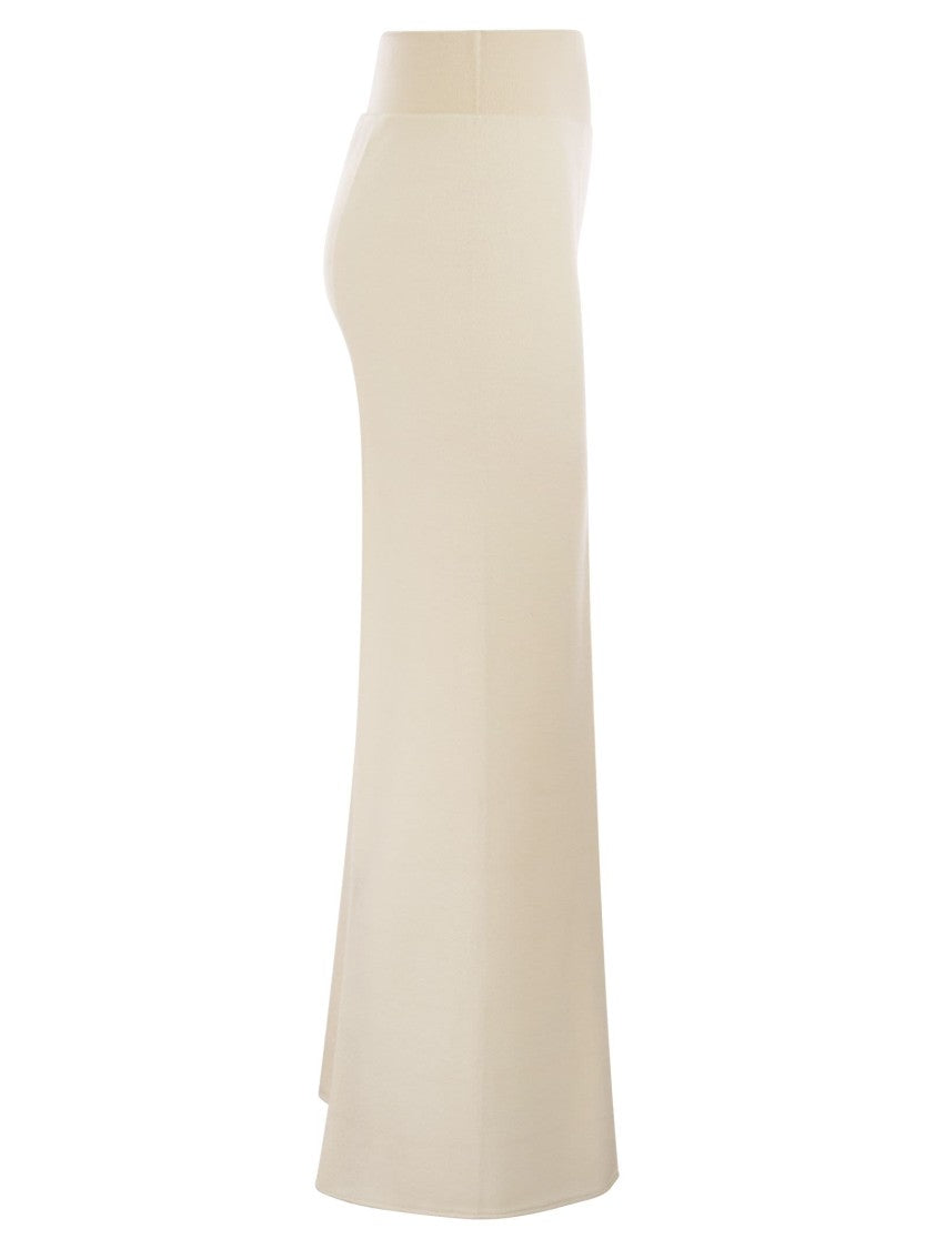 Vanisé Twist - Cashmere Wide-Leg Trousers