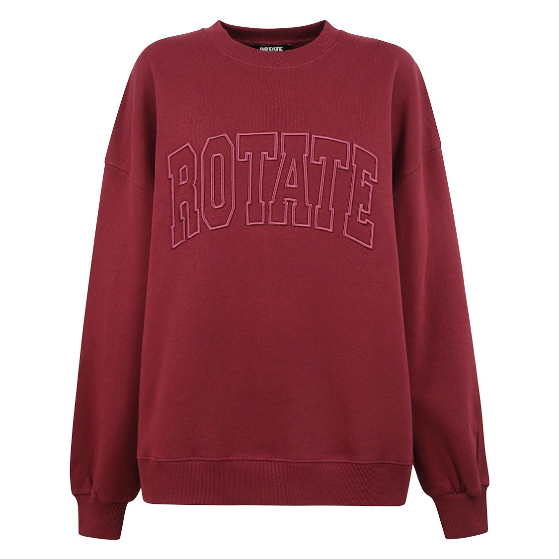 Rotate Oversized Organic Cotton Sweatshirt With Embroidered Logo