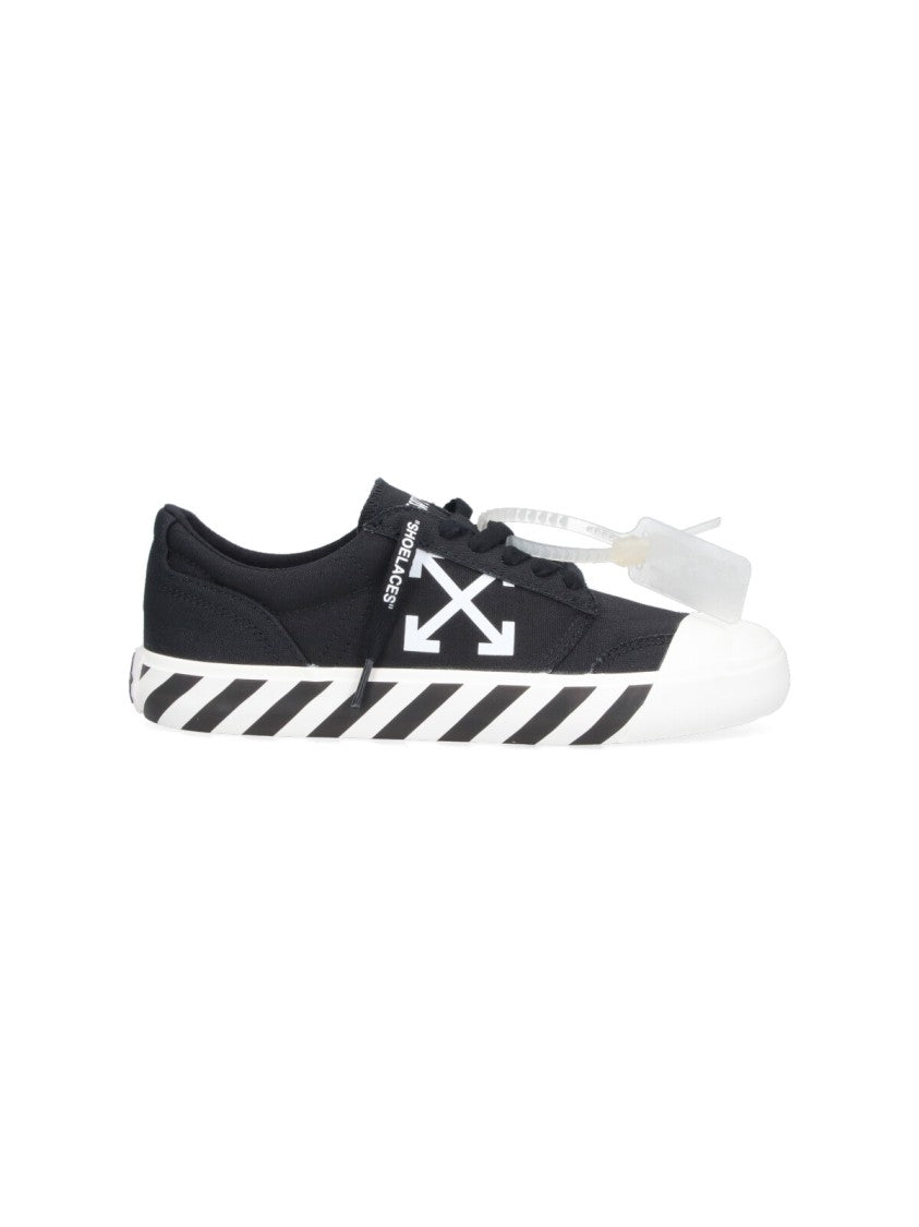 Off-White Black Arrow Graphics Canvas Sneakers