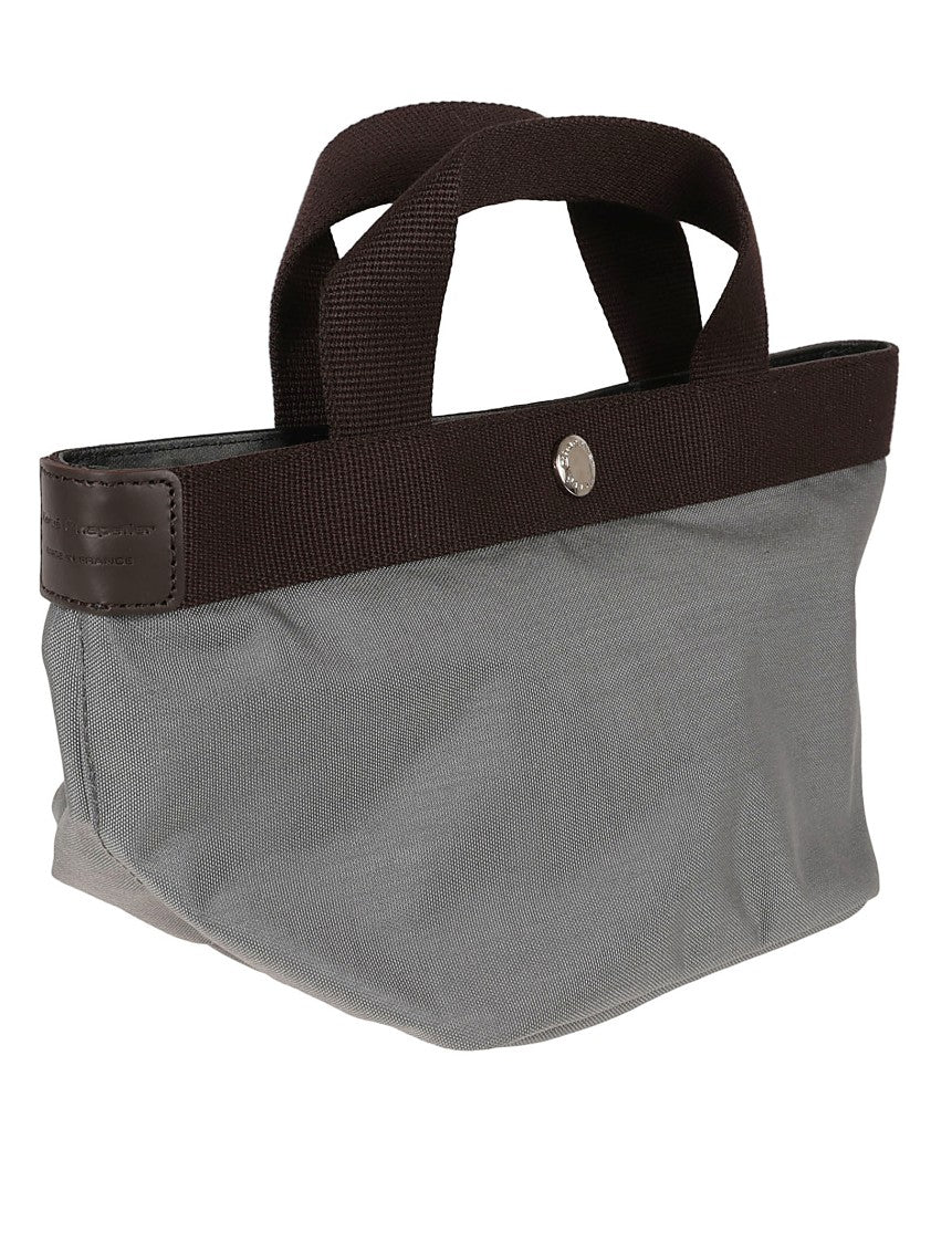 Herve Chapelier Compact Structured Bag With Contrasting Band