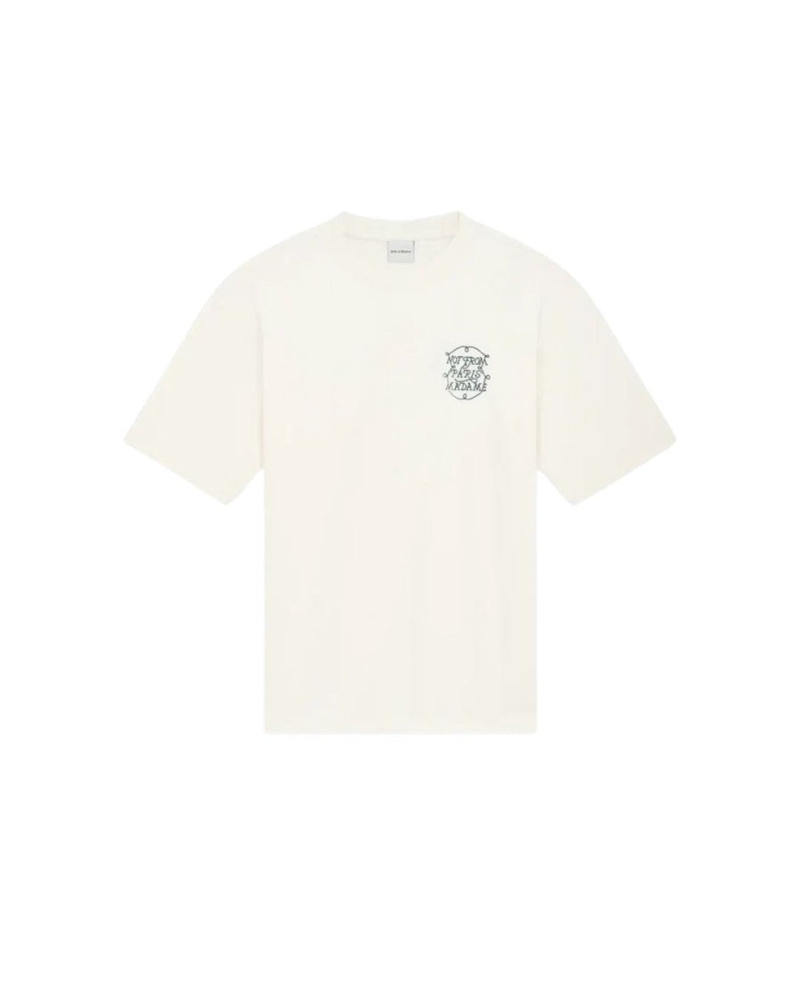 Drôle De Monsieur Embroidered Slogan T-Shirt With Relaxed Fit