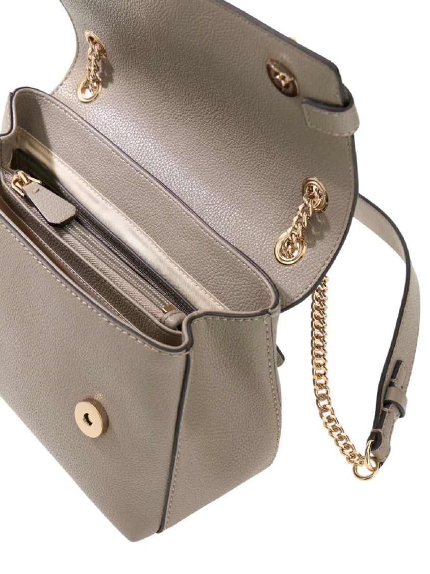 Guess Faux Leather Flap Shoulder Bag