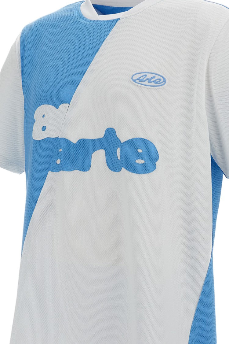 Arte Antwerp White Light Blue Football Technical T-Shirt