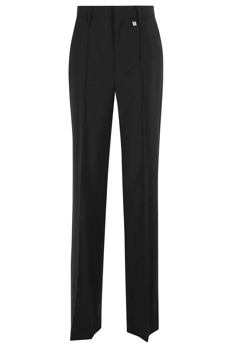 Giuseppe Di Morabito Knee-Length Wool Coat With Wide Lapel