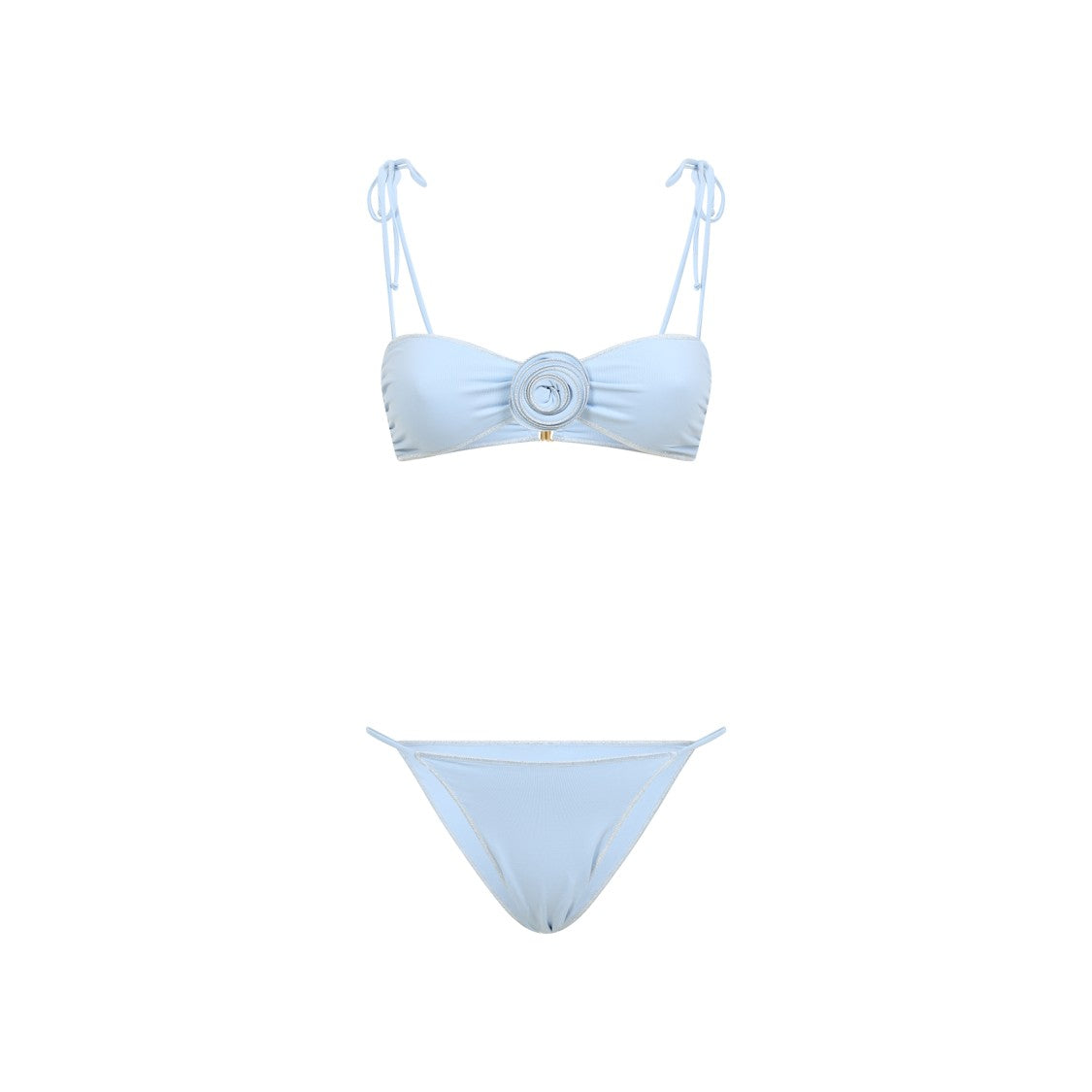 La Reveche Light Blue Bikini With Adjustable Straps