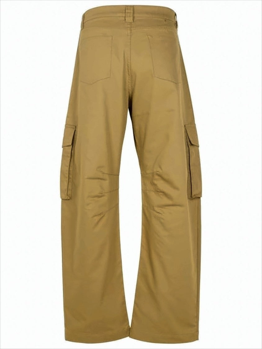 Golden Goose Relaxed Fit Brown Straight Pants