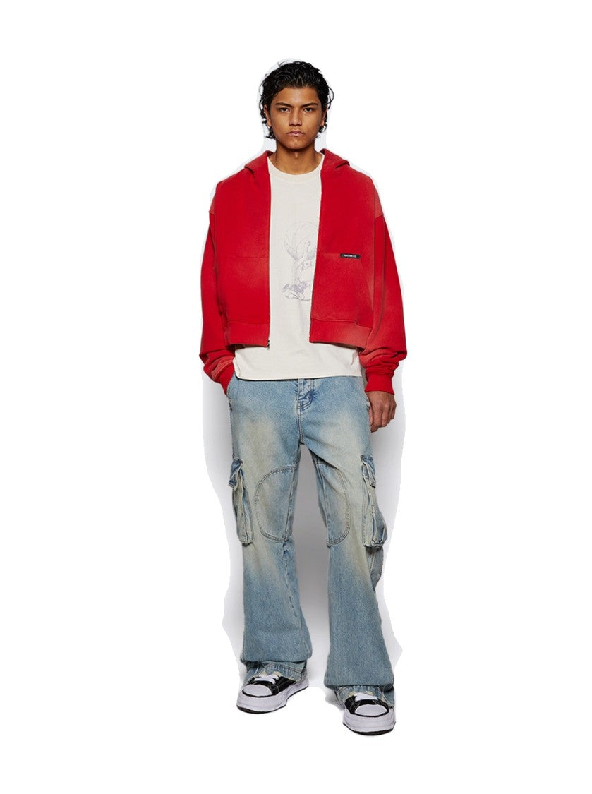 Nahmias Track Logo Cargos Jeans Ligth Wash