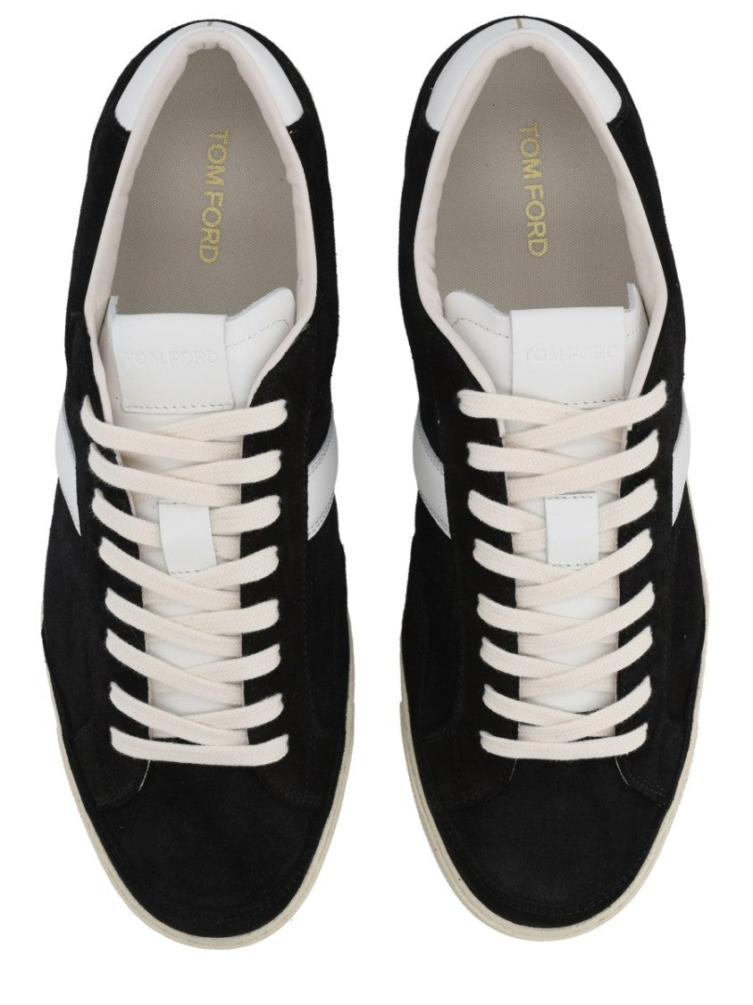 Tom Ford Sneaker With Logo Leather Sneakers