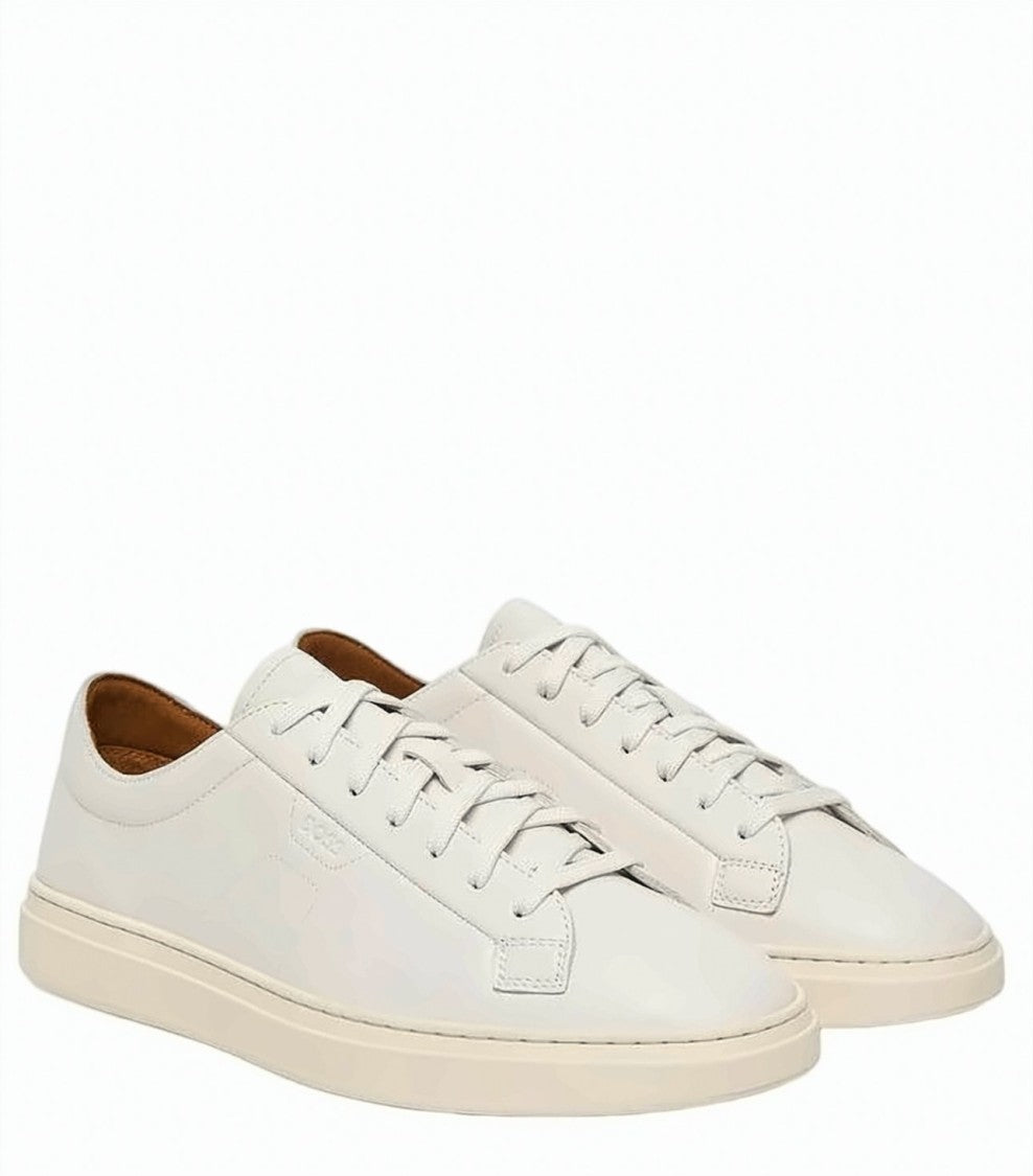 Boss Kieran White Lace Up Sneakers