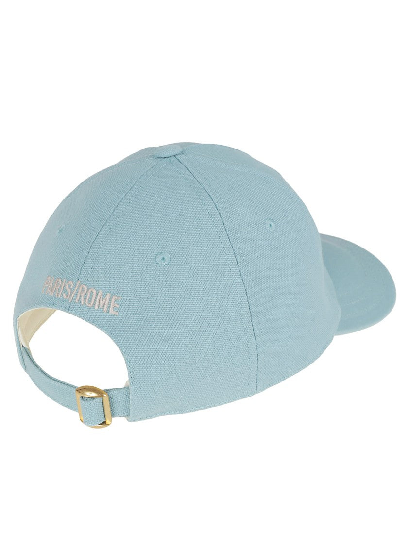 Valentino Blue Cotton Baseball Cap