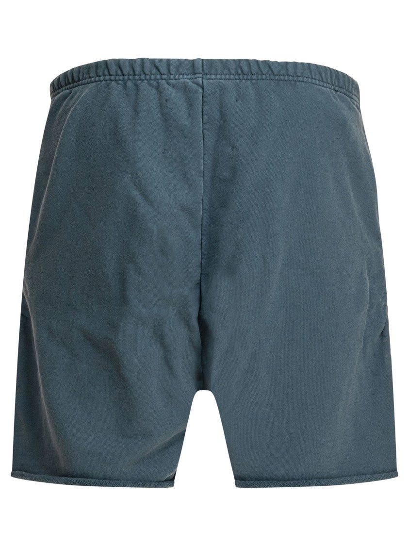 Rrr123 Washed Blue Bermuda Shorts