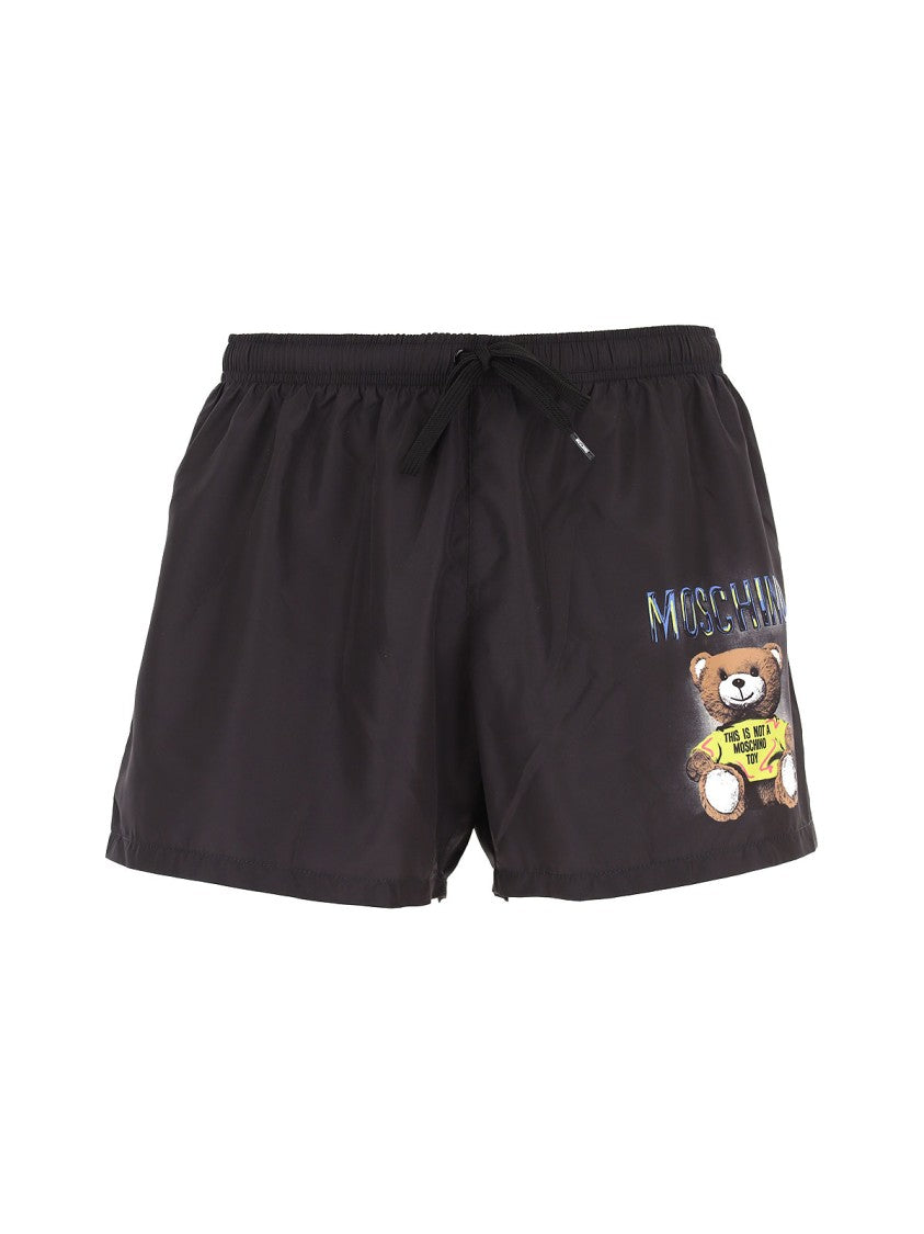 Moschino Teddy Bear Logo Swim Shorts
