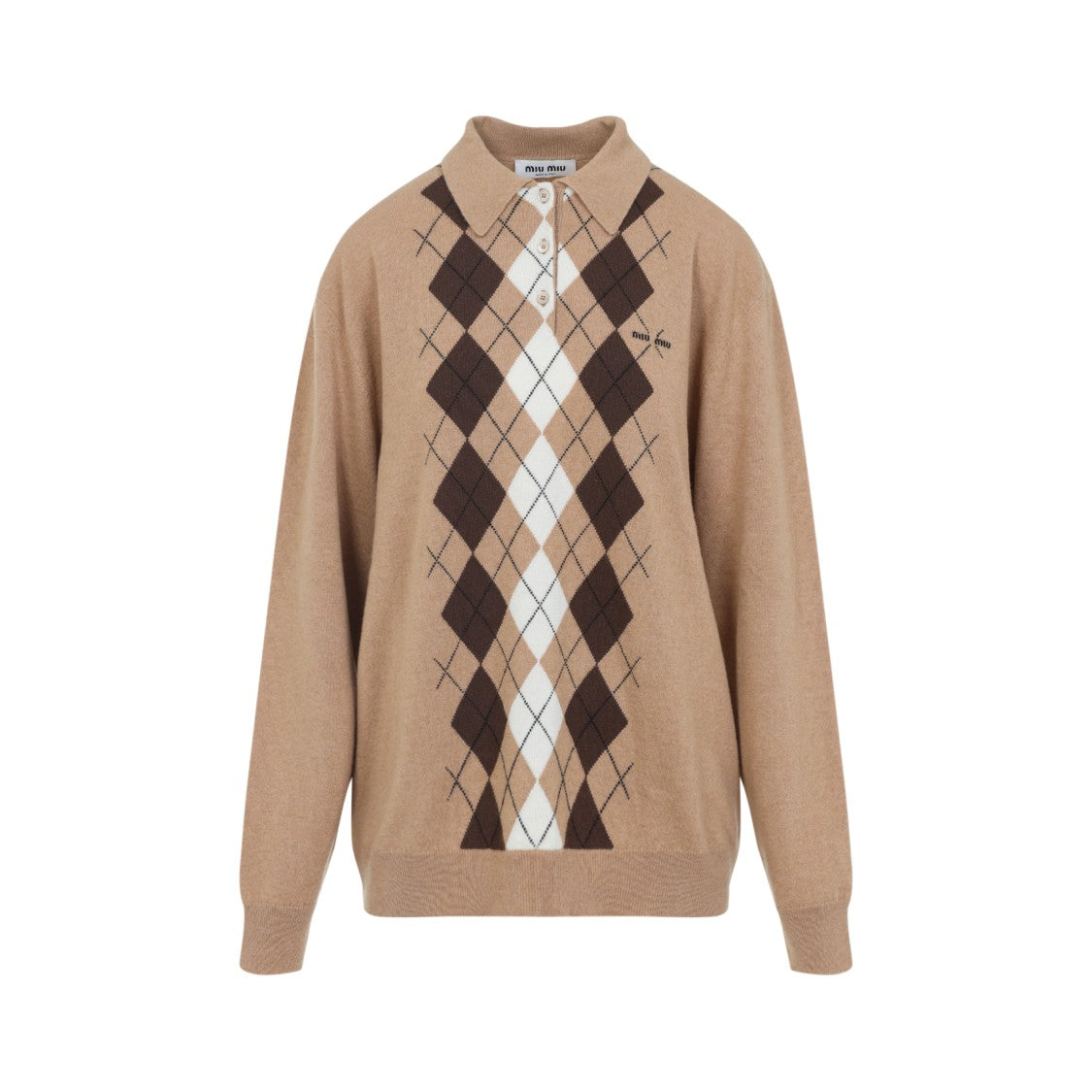 Miu Miu Brown Cashmere Pullover
