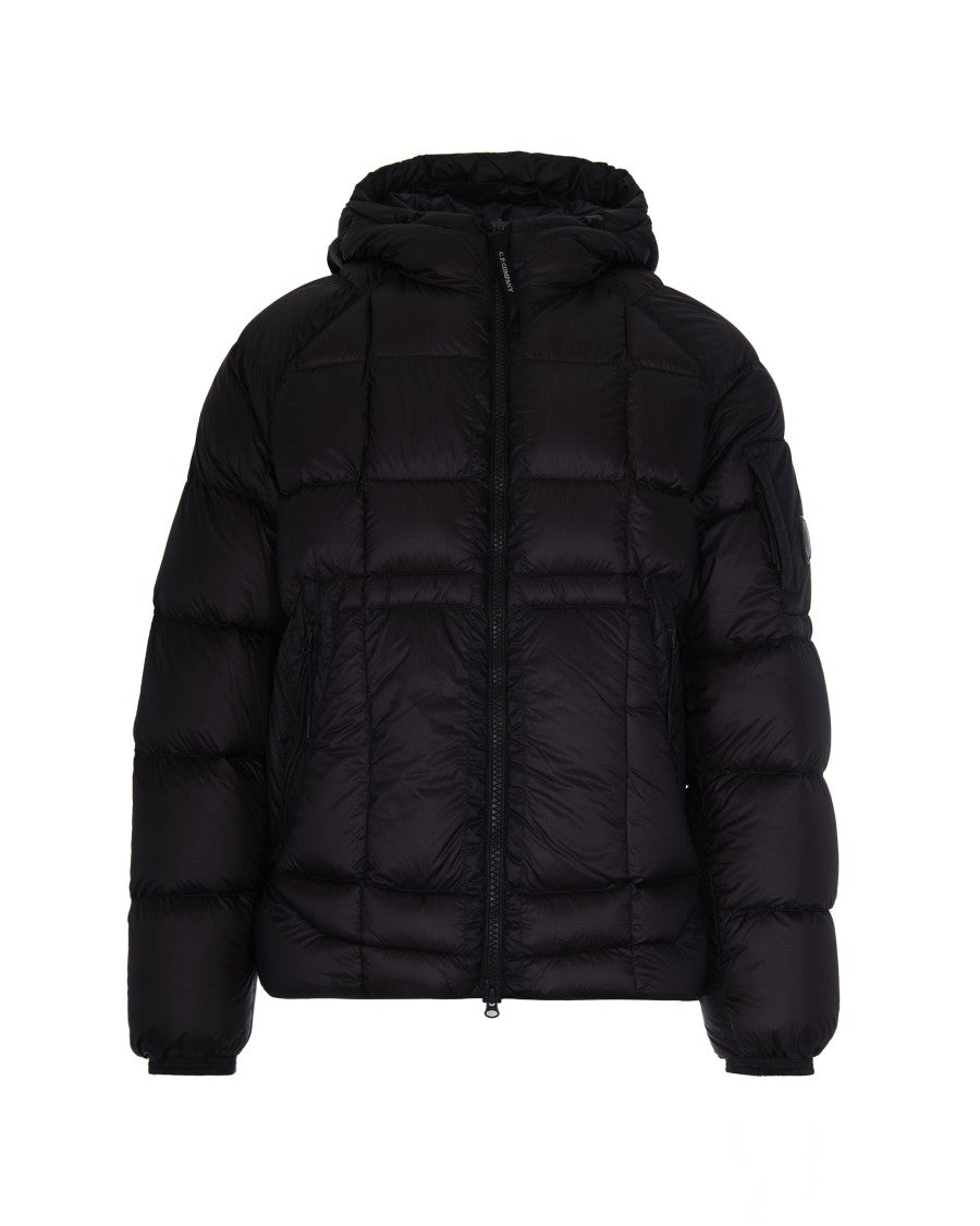 C.P. Company Black Hooded Down Jacket