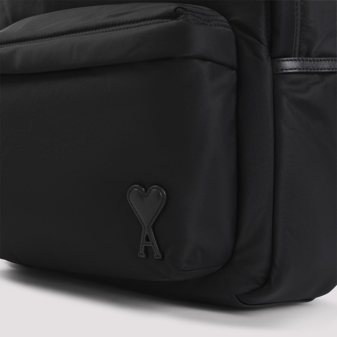 Ami Paris Marcel Backpack With Dual Zipper Closure