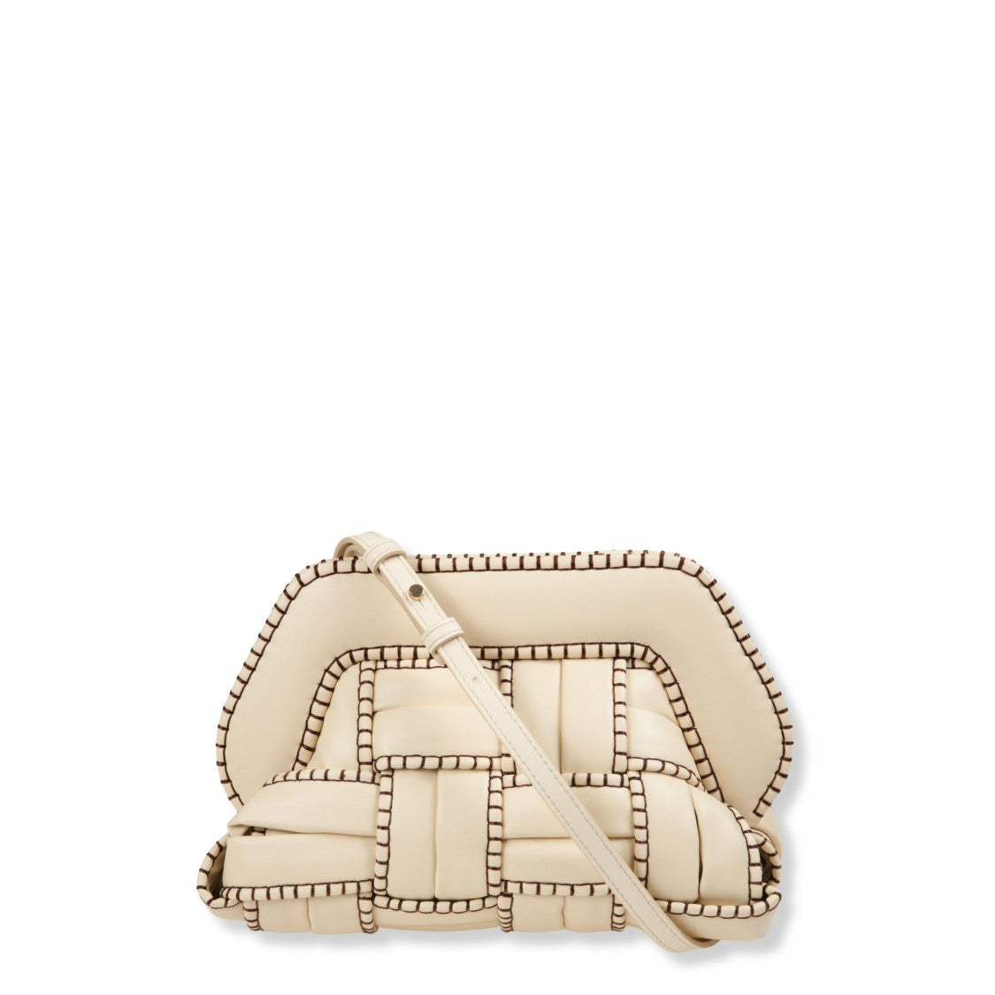 Themoirè Structured Handbag With Distinctive Tia Trim Detail