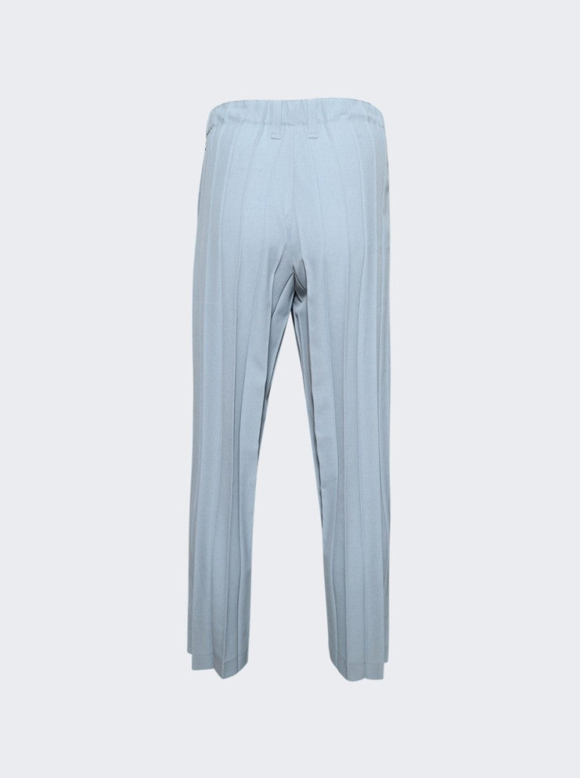 Homme Plissé Issey Miyake Accordion Pleat Straight-Leg Trousers In Neutrals