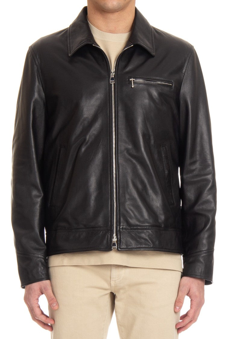 Salvatore Santoro Supersoft Nappa Bomber Jacket