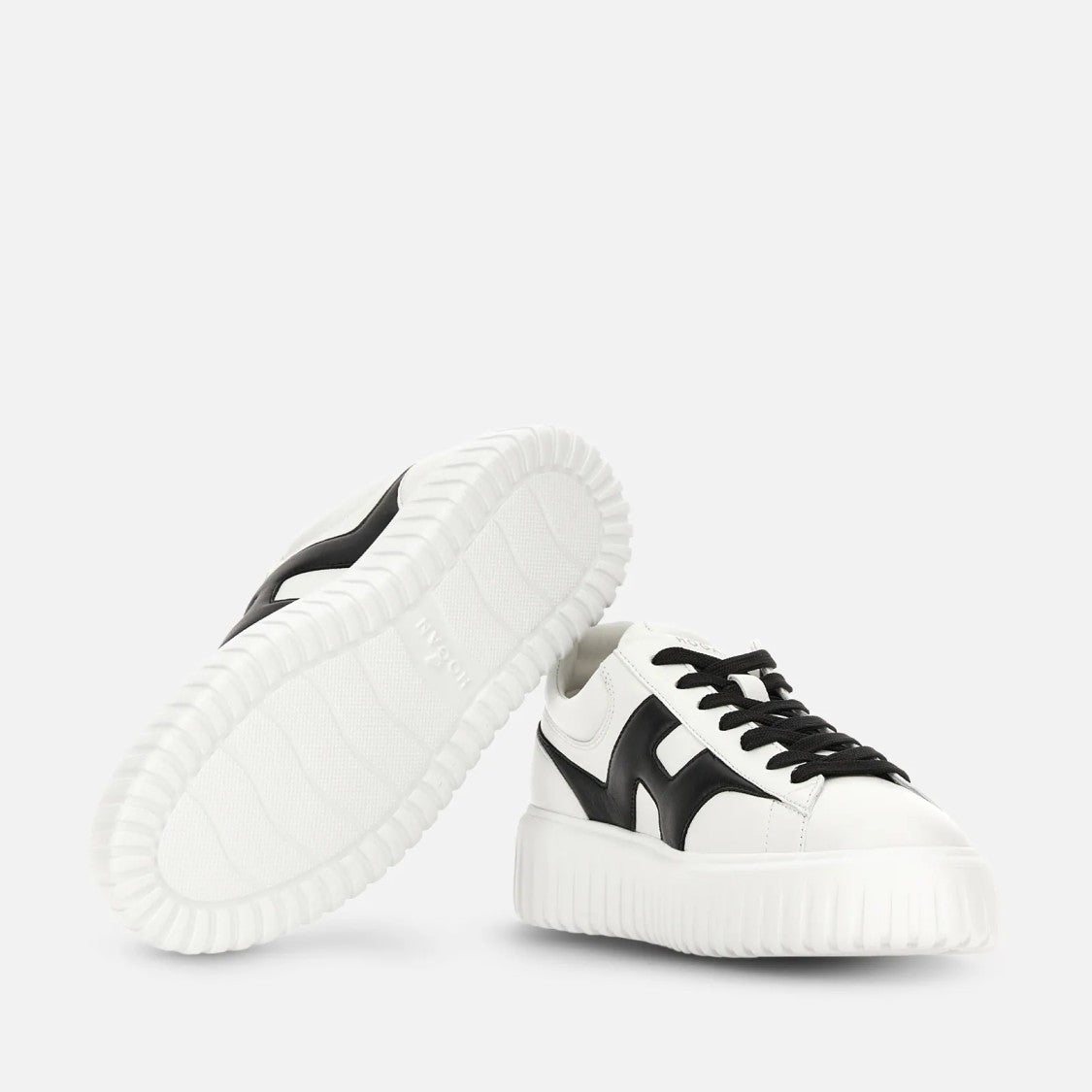Hogan Contemporary White Leather Sneakers