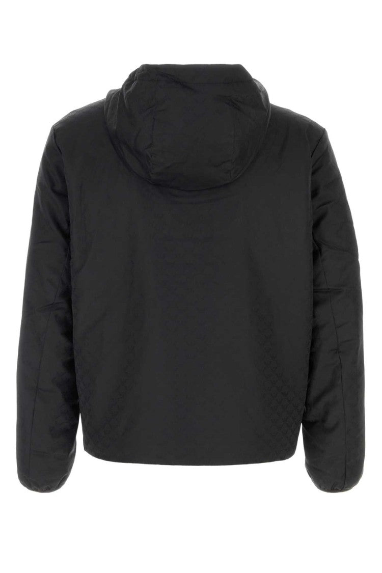 Emporio Armani Black Polyester Padded Jacket