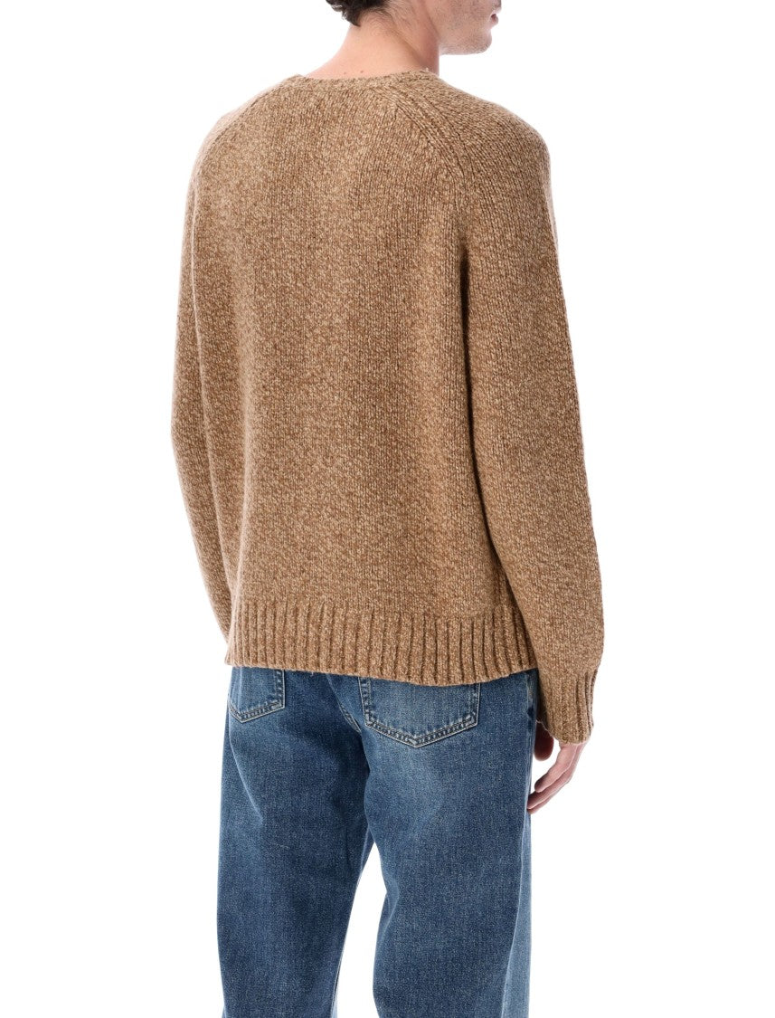 Polo Ralph Lauren Donegal Knit Crewneck Sweater With Textured Pattern