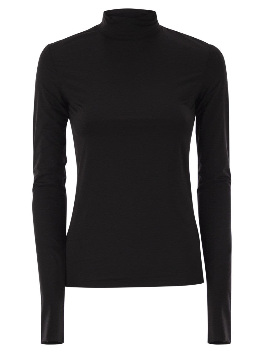 Sportmax Stone - Jersey Turtleneck Jumper