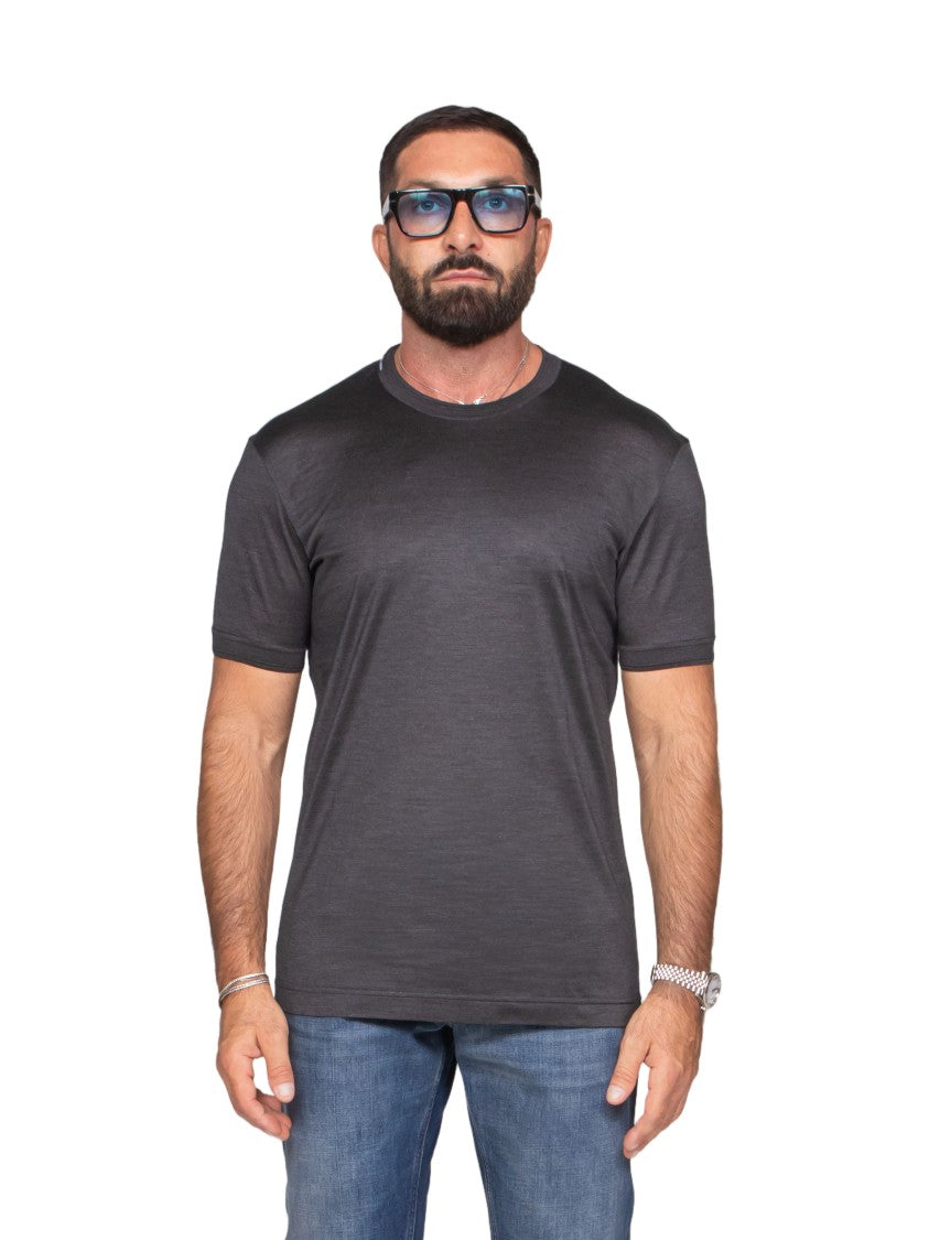 Dolce & Gabbana Short-Sleeve Crewneck Cotton T-Shirt