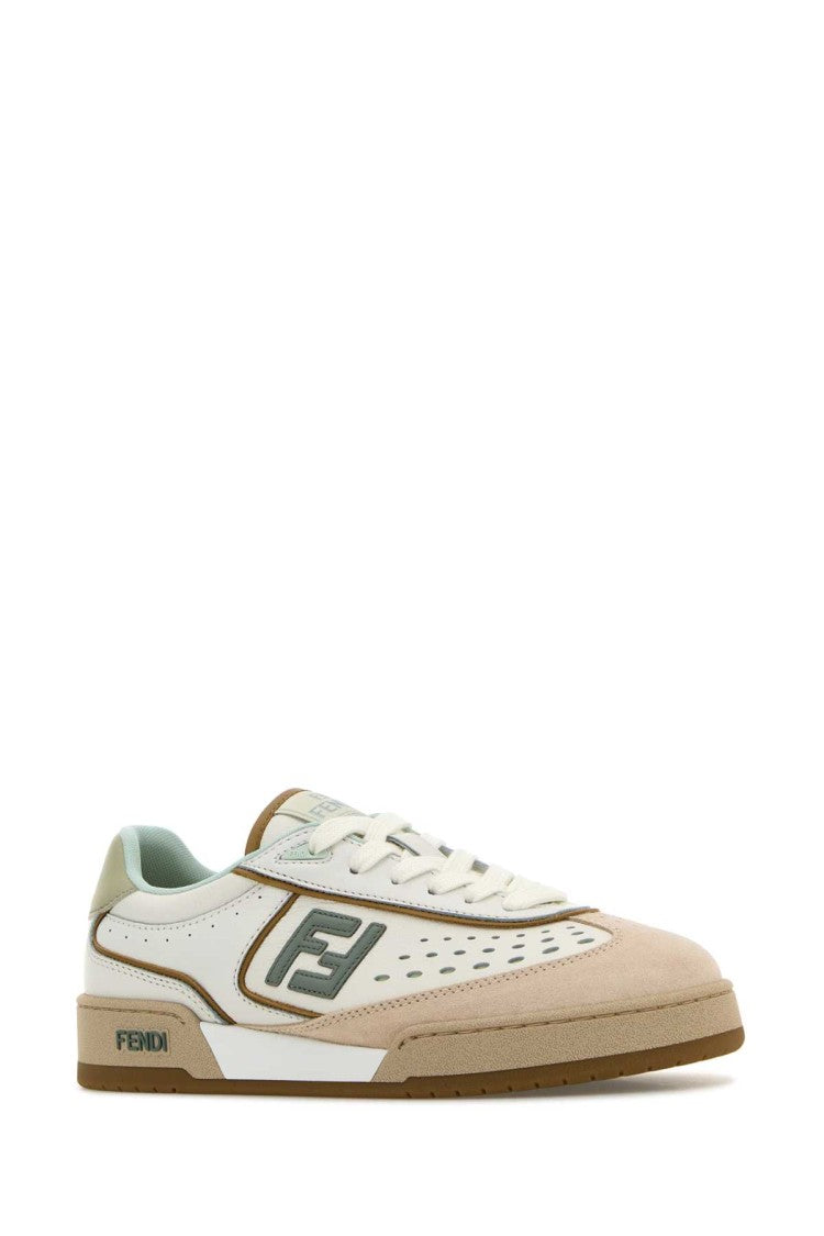 Fendi Multicolor Leather Fendi Match Sneakers