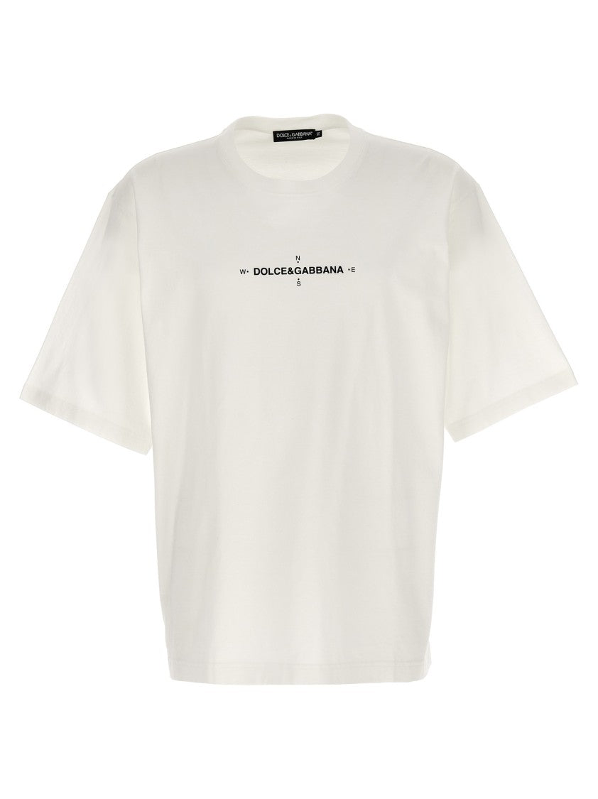 Dolce & Gabbana Relaxed-Fit Cotton T-Shirt With Bold Print