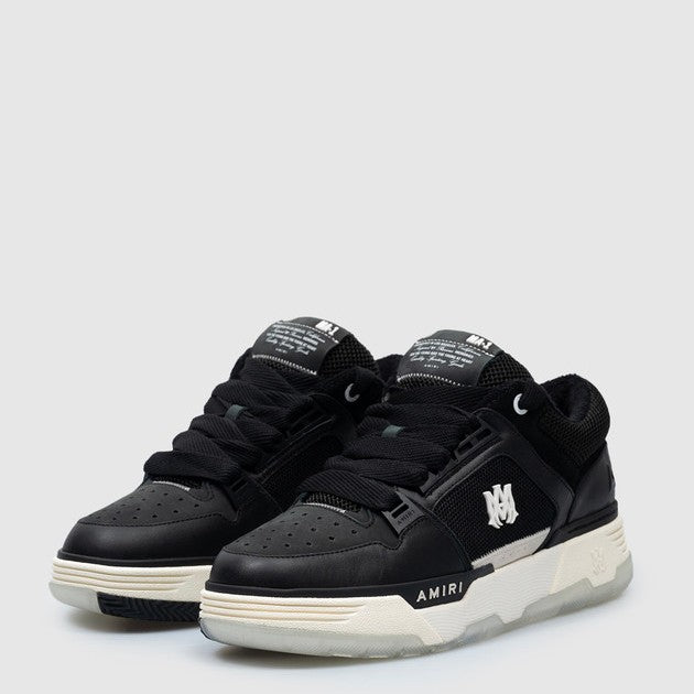 Amiri Low-Top Sneakers With Textured Black Upper