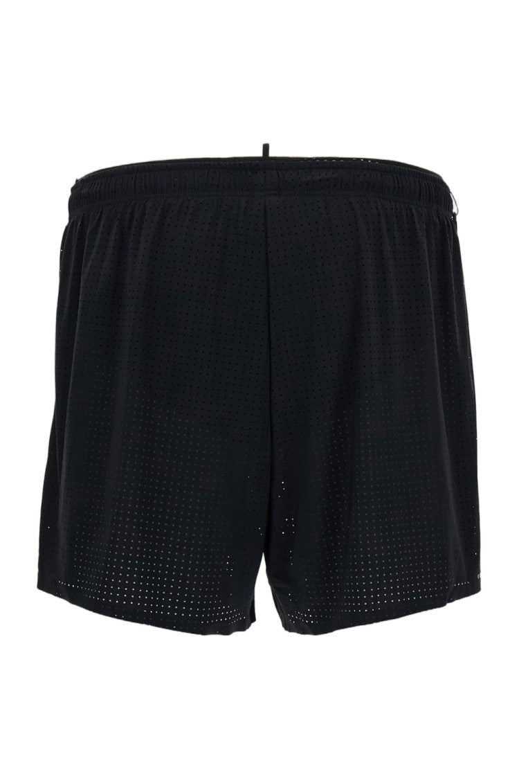 Satisfy Black Space-O-5 Perforated Jersey Running Shorts