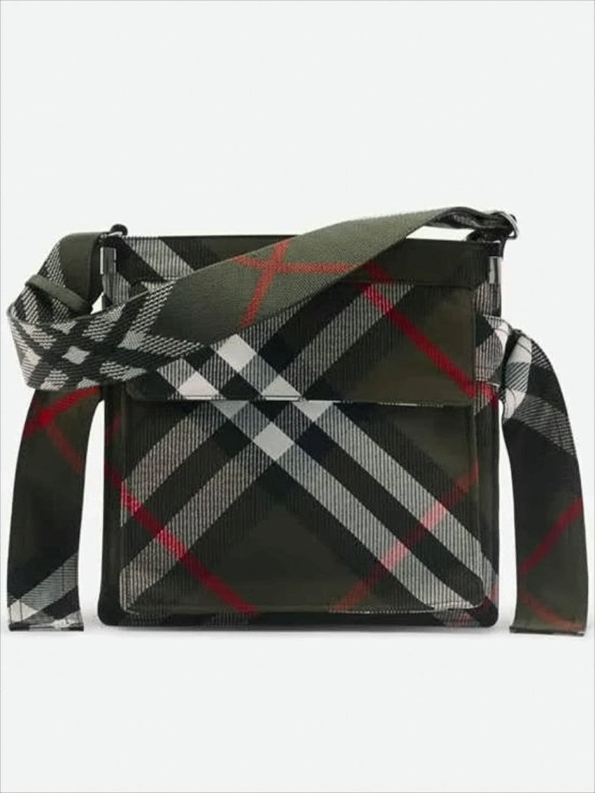 Burberry Rectangular Check Pattern Crossbody Bag