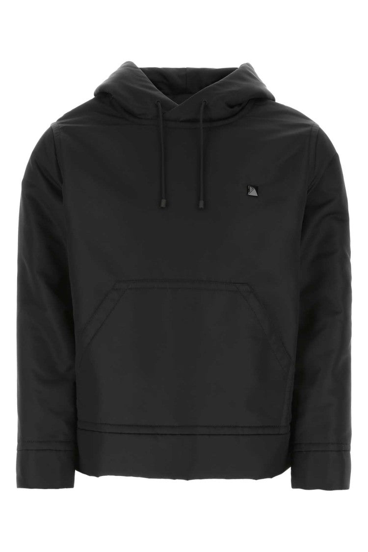 Valentino Garavani Black Nylon Sweatshirt