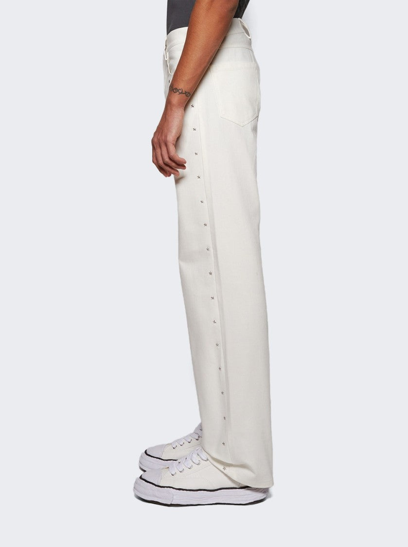 Misbhv Star Trouser White