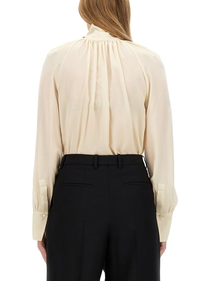 Givenchy Silk Shirt With Lavalliére Collar